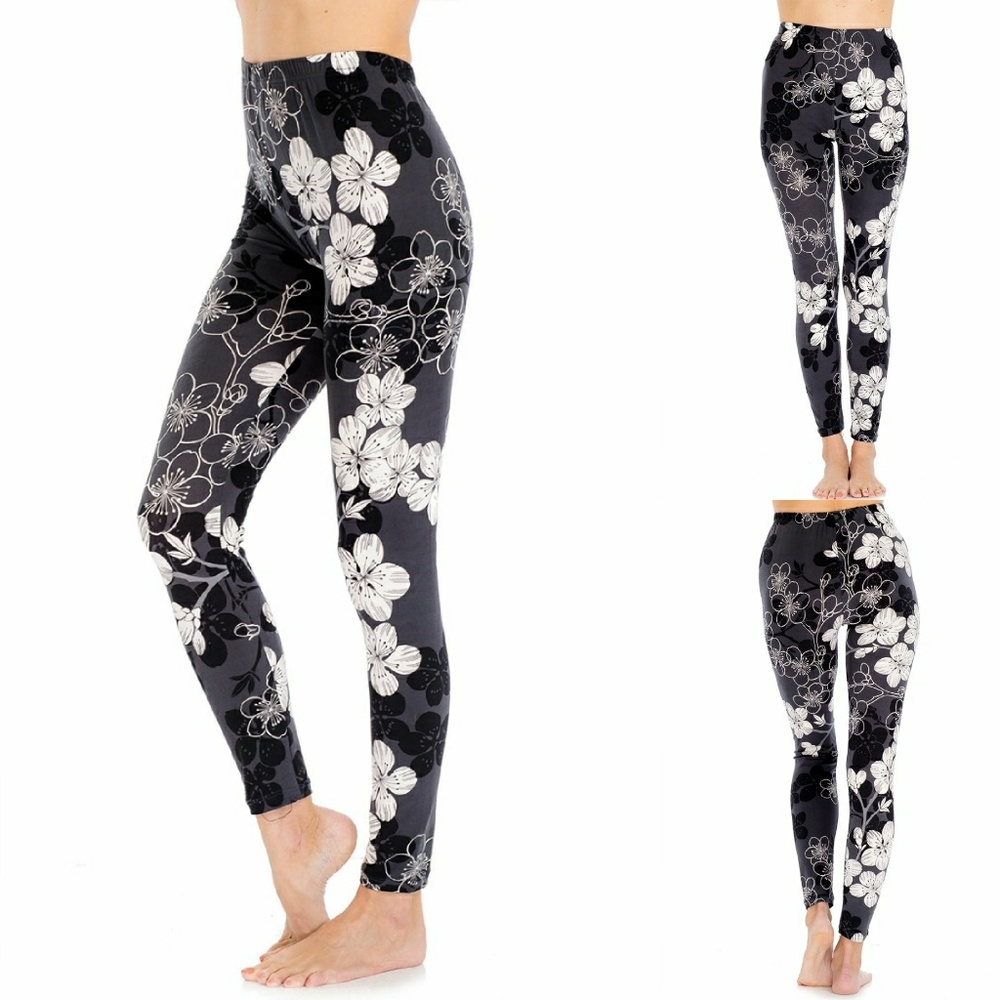 👟 Cherry Blossom Leggings S/M and L/XL  NEW